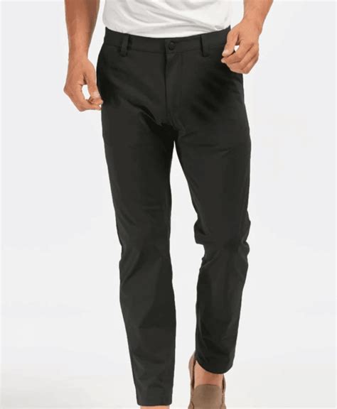 prada men's black slacks|Black Stretch Technical Fabric Pants .